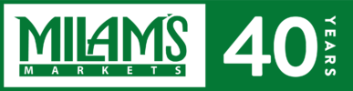 Milams 40thAnniversaryLogo Green e1706820810219